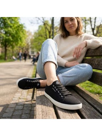 GROUNDIES® Lime Černé | Barefoot tenisky