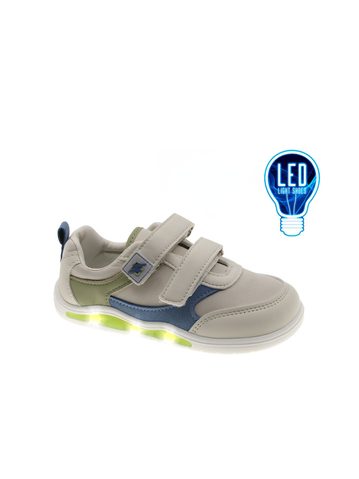 BEPPI SAPATO INFANTI Béžové | Dětské barefoot svítící tenisky