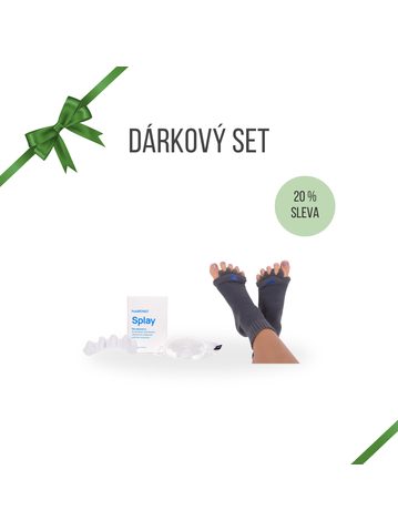 DÁRKOVÝ SET PRO ZDRAVÉ PRSTY Korektory prstů a Adjustační ponožky