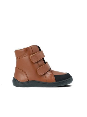 BABY BARE FEBO WINTER Brown | Dětské zimní zateplené barefoot boty