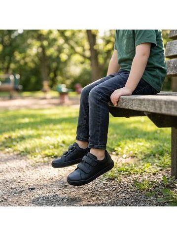 DOCKERS BY GERLI Black | Dětské barefoot tenisky