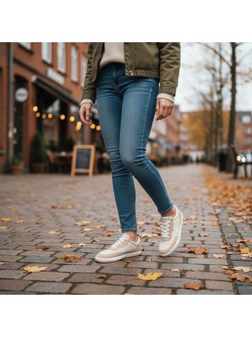 GROUNDIES® Verona Beige Ženski Vegan Barefoot Sandali