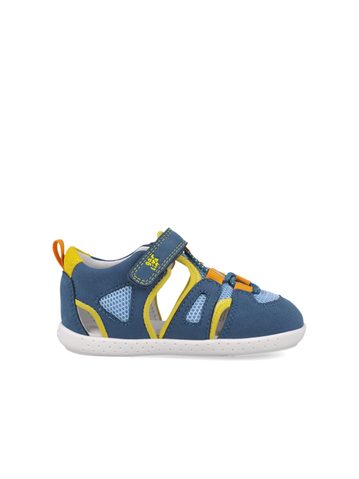 GARVALÍN SANDÁLY SPORT Blue/Yellow | Dětské barefoot sandály 1