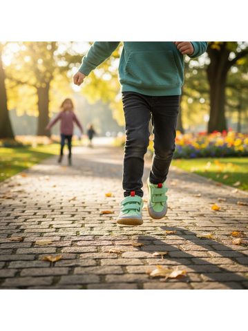 GROUNDIES® Amsterdam Blue Детски Barefoot Спортни Обувки