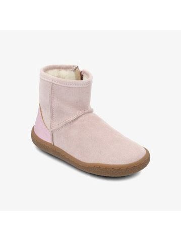 Dětské Barefoot Zimní Zateplené Válenky GROUNDIES Mini Cozy Kids Růžové