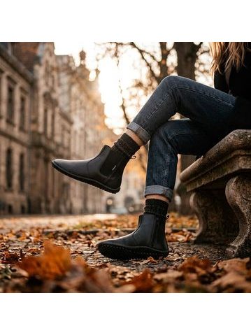 Barefoot Chelsea boty FRODDO KOTNÍKOVÉ CHELYS II koňakové