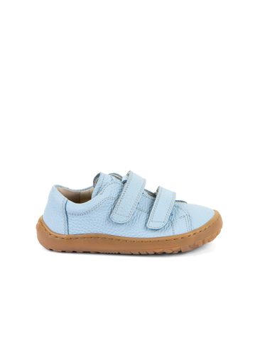 FRODDO TENISKY BAZE LEATHER D-VELCRO Light Blue | Dětské barefoot tenisky
