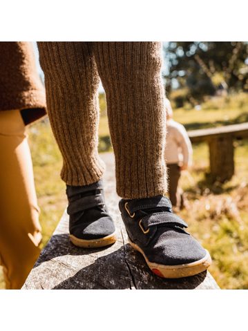 Dětské Barefoot Kotníkové boty GROUNDIES Nanouk Kids Tmavě Modré