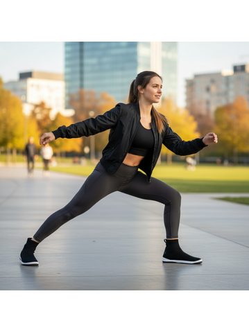 GROUNDIES® Salzburg Black Женски Barefoot Ботуши