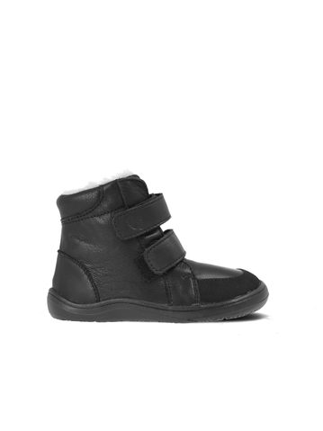 BABY BARE FEBO WINTER Black Asfaltico | Dětské zimní zateplené barefoot boty