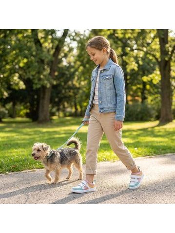 FRODDO TENISKY LOOP White Pink | Dětské barefoot tenisky