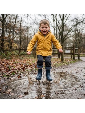 RAYVE MUDDY SHORT Dark Navy | Dětské barefoot holínky
