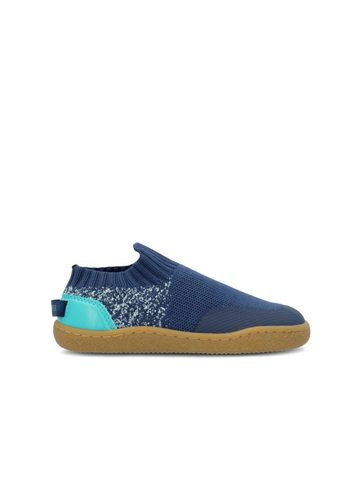 Dětské Barefoot Slip-On Tenisky GROUNDIES® Nara Kids Modro Zelené