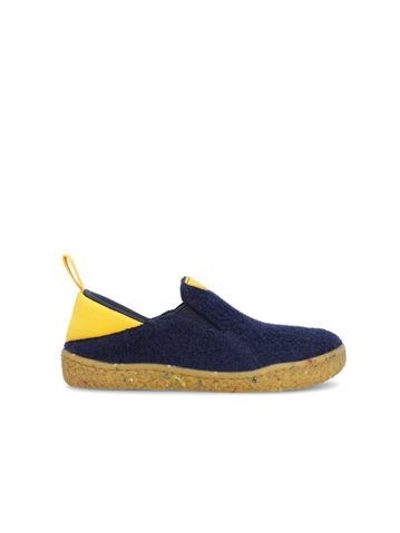 Dětské Barefoot Přezůvky GROUNDIES® Uppsala Modro Žluté