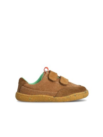 Dětské Barefoot Tenisky GROUNDIES® Amsterdam Koňakové