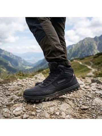 Barefoot Kotníkové boty BE LENKA NEVADA NEO celé černé
