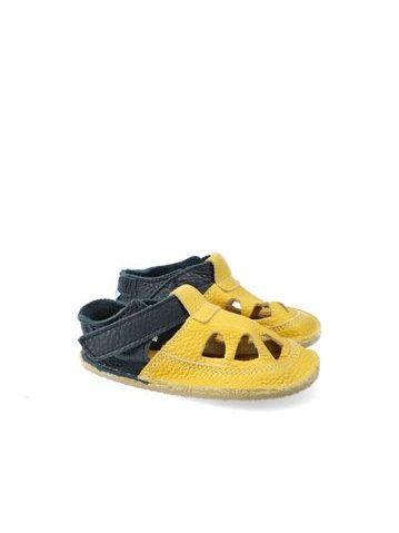 BABY BARE SANDÁLKY/BAČKORY SUMMER IO Ananas | Dětské barefoot sandály
