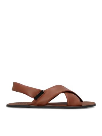 Dámské Barefoot Sandály GROUNDIES® Verona Tmavě Hnědé Vegan