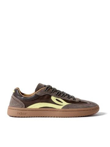 Barfotasneakers LEJAN One bruna gula