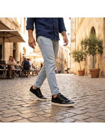 Dámské Barefoot Tenisky GROUNDIES® Nova Special Černá/Krokodýl