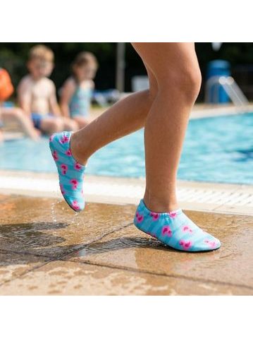 RAYVE SLIPPERS ELASTIC Pink Cat | Dětské barefoot přezůvky