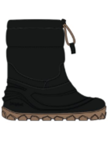 RAYVE SNOWSTORM Black/Brown | Dětské barefoot sněhule
