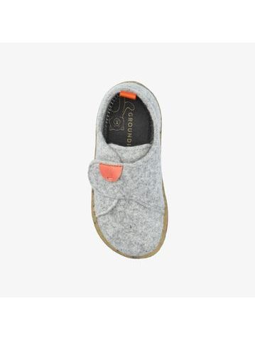 Dětské Barefoot Přezůvky GROUNDIES® Blokhus Kids Šedé