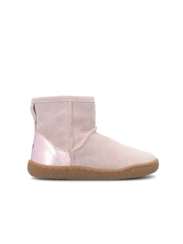 Dětské Barefoot Zimní Zateplené Válenky GROUNDIES Mini Cozy Kids Růžové