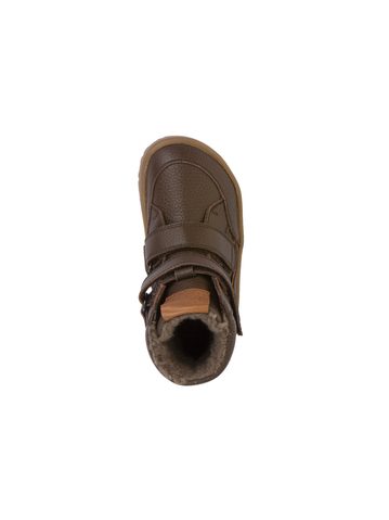 Dětské barefoot zimní boty FRODDO WINTER TEX tmavě hnědé
