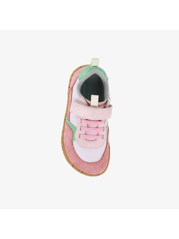 Dětské Barefoot Tenisky GROUNDIES® Lou 2.0 Růžová MInt
