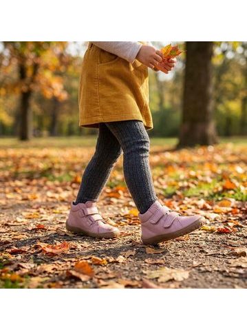 Detské celoročné barefoot topánky FRODDO AUTUMN ružové
