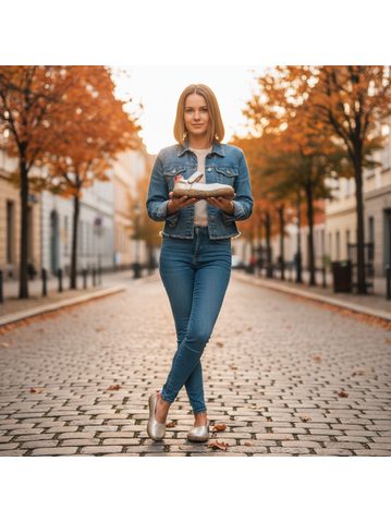 GROUNDIES® Stella Kids Navy Dječje barefoot sandale