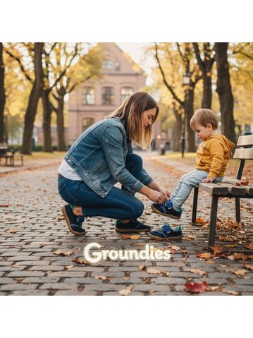 GROUNDIES® Malmö Blue Dječje Barefoot Tenisice