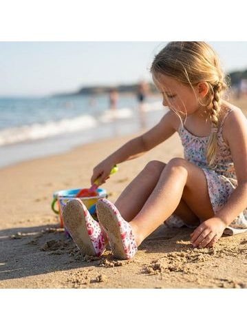 RAYVE SLIPPERS ELASTIC Pink Cat | Dětské barefoot přezůvky