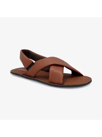 Dámské Barefoot Sandály GROUNDIES® Verona Tmavě Hnědé Vegan