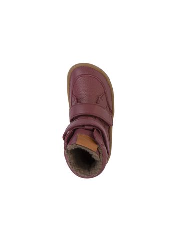 Dětské barefoot zimní boty FRODDO WINTER TEX vínové