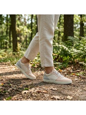 GROUNDIES® Nova GS1 Dámské Šedo Růžové | Dámské barefoot tenisky