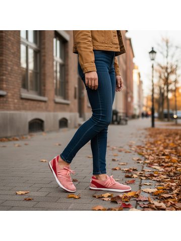 GROUNDIES® Osaka Red Ženske Barefoot Slip-On Tenisice