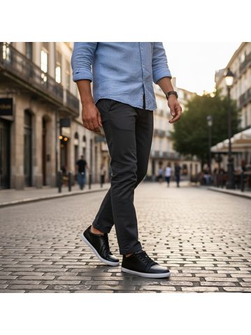 Barefoot Tenisky GROUNDIES® Zero Černé