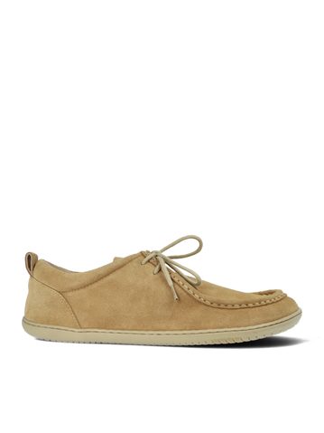 Barefoot+ Mokasíny GROUNDIES® Cricket Béžové