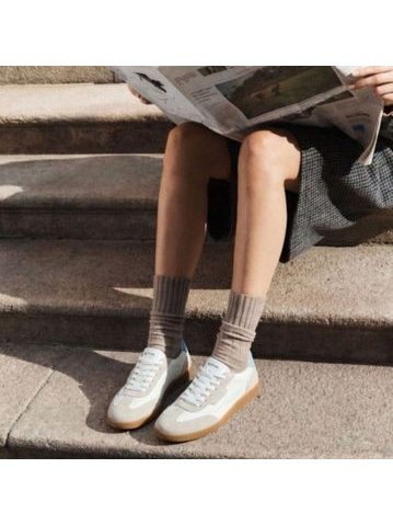 ANGLES HELIOS White /Sky blue | Barefoot tenisky