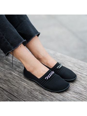LEGUANO LADY FAMOUS Black | Dámské barefoot baleríny
