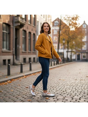 Dámské Barefoot Baleríny GROUNDIES® Amber 2.0 Černé