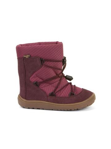 Детски боси зимни обувки FRODDO TEX TRACK WOOL, бордо