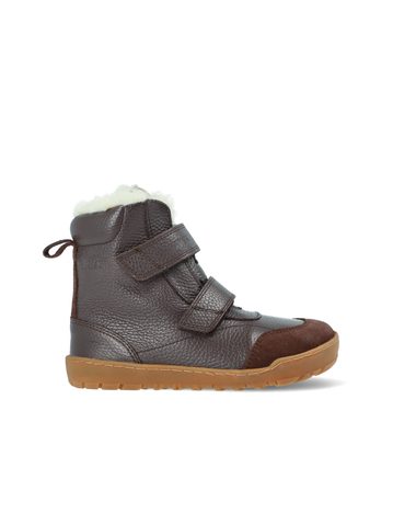 Dětské Barefoot zimní zateplené boty RAYVE LAHTI tmavě hnědé