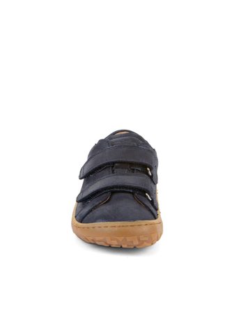 FRODDO TENISKY BAZE LEATHER D-VELCRO Blue+ | Dětské barefoot tenisky