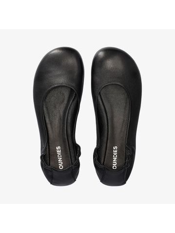 Dámské Barefoot Baleríny GROUNDIES® Sleek Černé