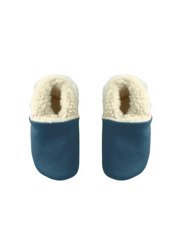 RAYVE CRAVITOS WINTER WOOL Modré | Dětské barefoot capáčky