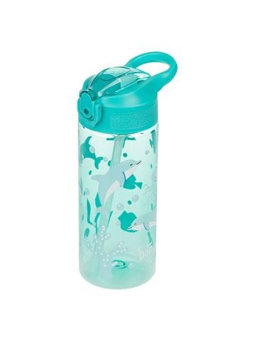 BAAGL Tritanová láhev na pití s brčkem Delfín 500 ml