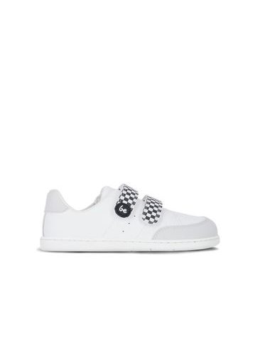 Baskets barefoot enfant Be Lenka Energise Preschool blanches à damier